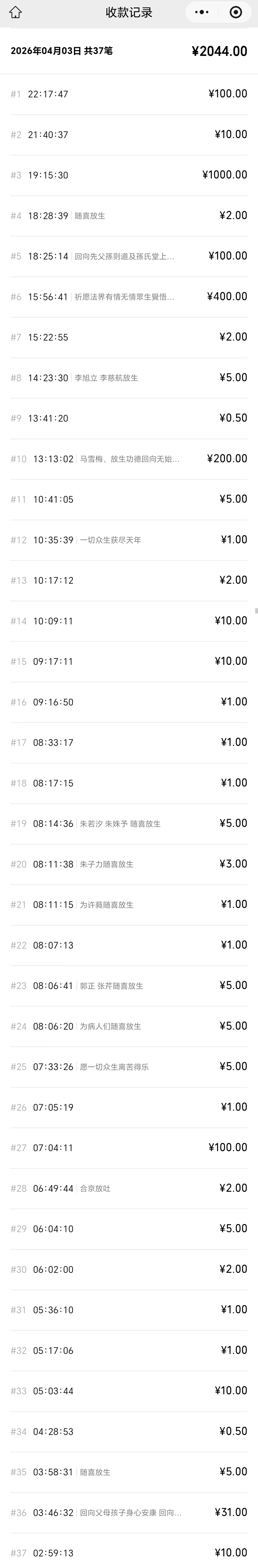 图片[3]-2026年4月份放生-报恩阁