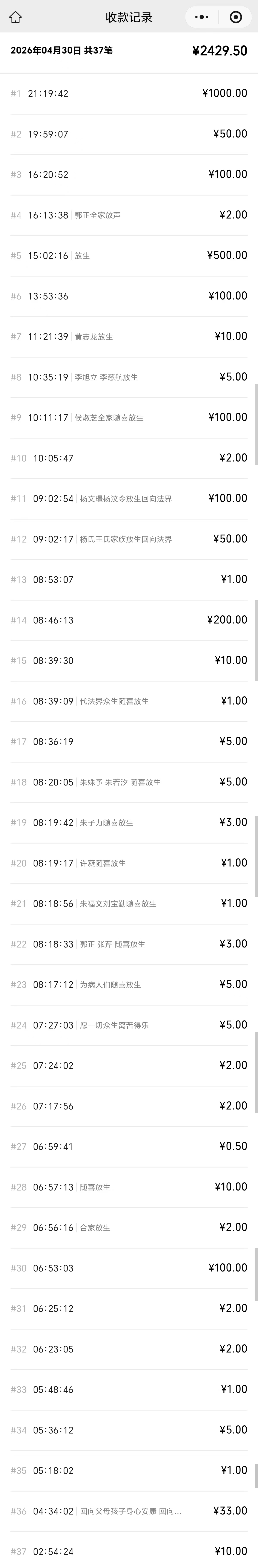 图片[3]-2026年4月份放生-报恩阁