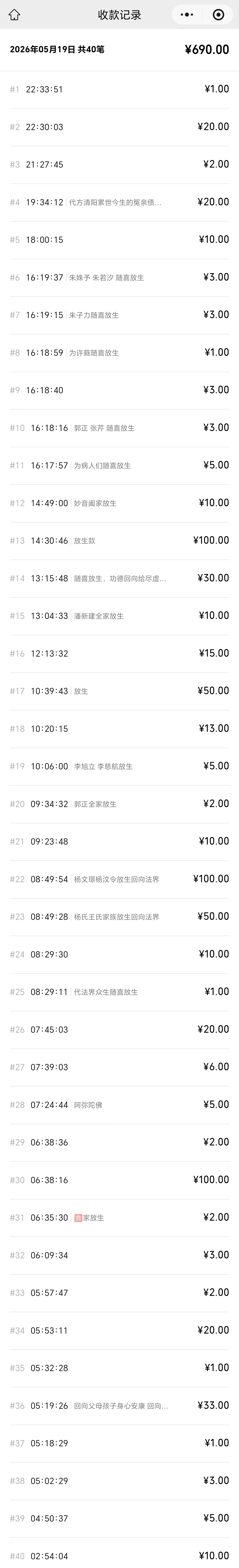 图片[3]-2026年5月份放生-报恩阁