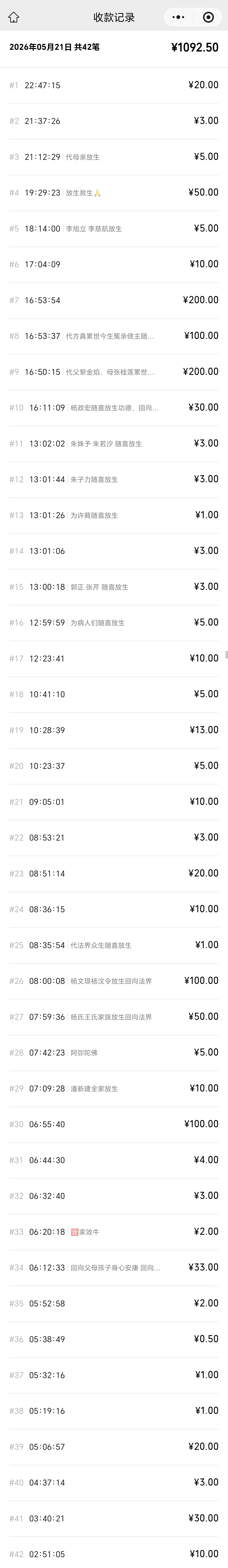 图片[3]-2026年5月份放生-报恩阁