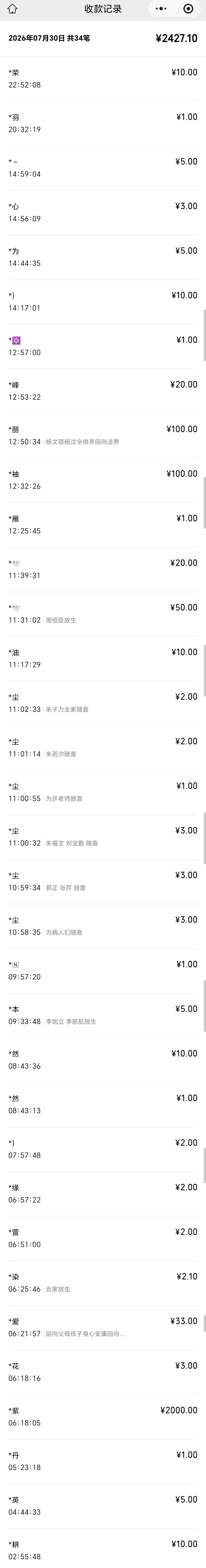 图片[3]-2026年7月份放生-报恩阁